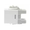 Conector hembra keystone Cat.6 no apantallado LSA Equip, tipo delgado, blanco