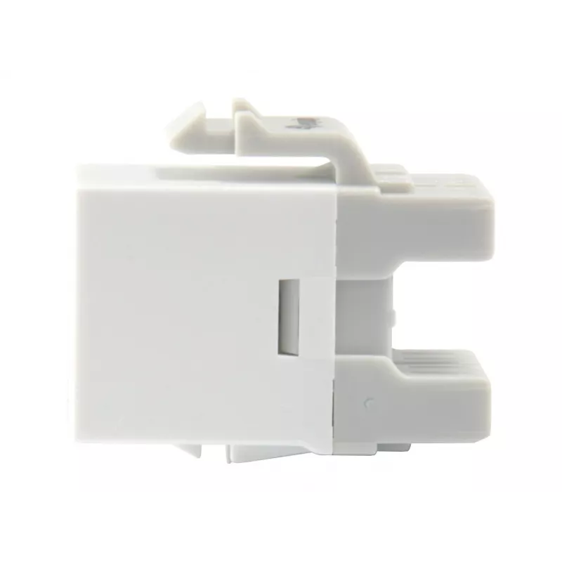 Conector hembra keystone Cat.6 no apantallado LSA Equip, tipo delgado, blanco