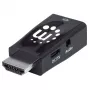 Convertidor Manhattan HDMI a VGA (con audio), 1080p, conector macho a conector hembra, entrada de alimentación Micro-USB para alimentación adicional si es necesario, negro, tres años de garantía