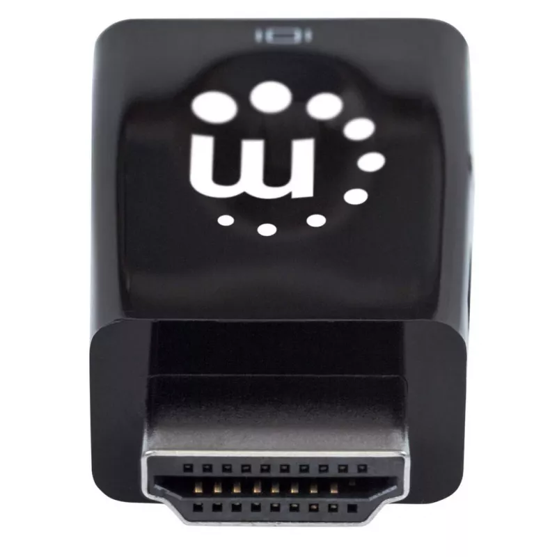 Manhattan 151542 microconversor de HDMI a VGA, negro