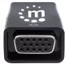 Manhattan 151542 microconversor de HDMI a VGA, negro