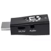 Manhattan 151542 microconversor de HDMI a VGA, negro