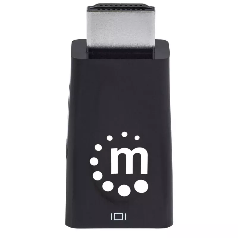 Manhattan 151542 microconversor de HDMI a VGA, negro
