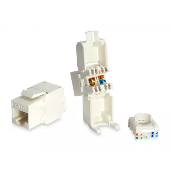 Conector keystone Cat.6 no apantallado sin herramientas Equip 769216