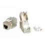 Conector hembra keystone Cat.6 apantallado sin herramientas Equip 767213