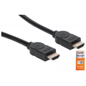 Cable HDMI conector macho a conector macho Manhattan HDMM2MP 1,8 m negro