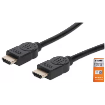 Cable HDMI conector macho a conector macho Manhattan HDMM2MP 1,8 m negro