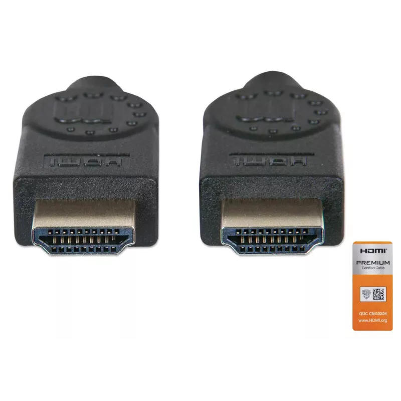 Cable HDMI conector macho a conector macho Manhattan HDMM2MP 1,8 m negro