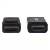 Cable Manhattan DisplayPort 1.1 a HDMI, 1080p@60Hz, 1 m, conector macho a conector macho, DP con bloqueo, negro, no bidireccional, tres años de garantía