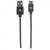 Cable Manhattan USB-C a USB-A, 2 m, conector macho a conector macho, negro, 480 Mbit/s (USB 2.0), Hi-Speed USB, garantía de por vida, equivalente a USB2AC2M