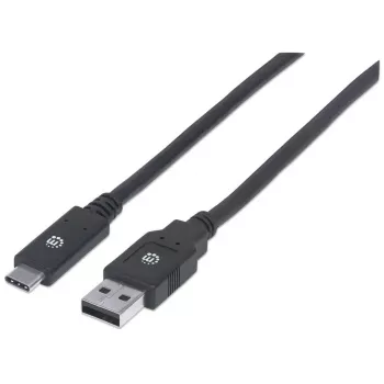 Cable USB-C a USB-A Manhattan 354974 2 m conector macho a conector macho