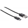 Manhattan 354936 cable de USB-C a USB-A, USB 2.0, 3 m, macho/macho, negro
