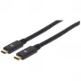 Cable USB-C Manhattan USB315CC2M 2 m conector macho a conector macho negro