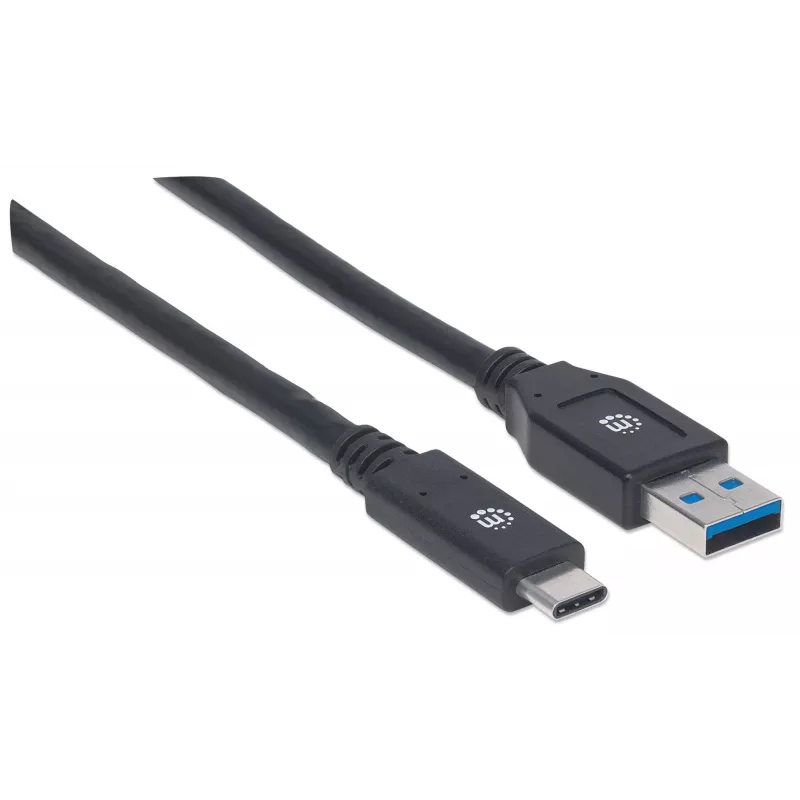 Cable USB-C a USB-A Manhattan 354981 3 m conector macho a conector macho