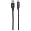 Cable USB-C a USB-A Manhattan 354981 3 m conector macho a conector macho