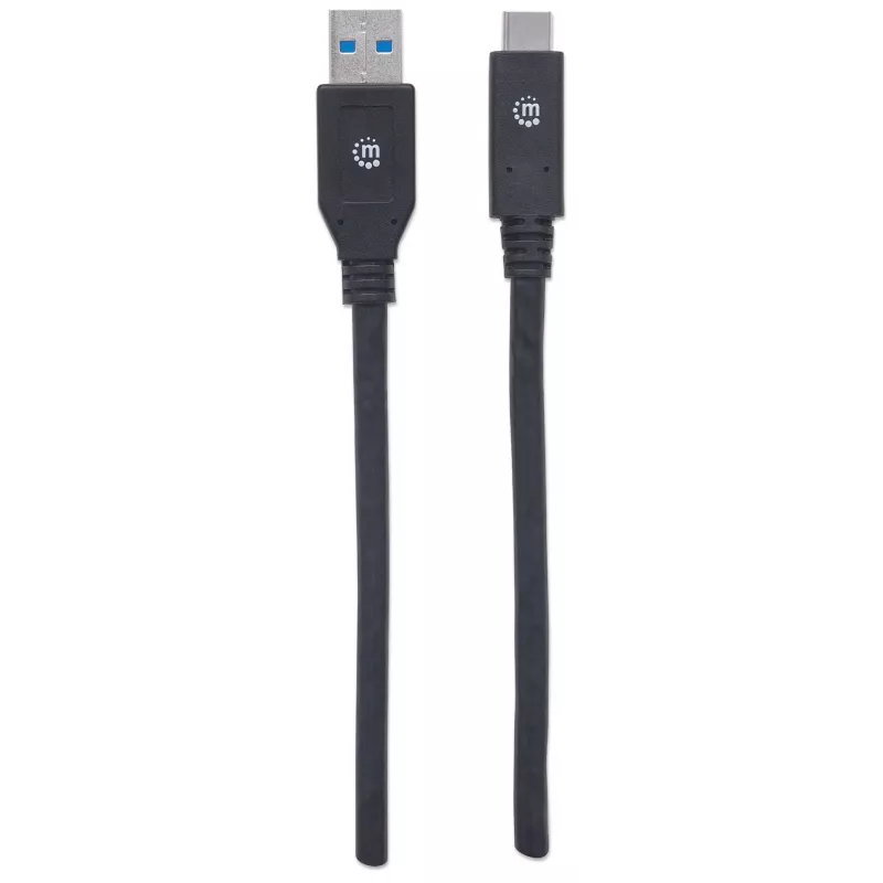 Cable USB-C a USB-A Manhattan 354981 3 m conector macho a conector macho