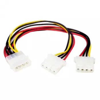 Cable divisor de alimentación en Y StarTech.com LP4 a 2x LP4 macho/hembra