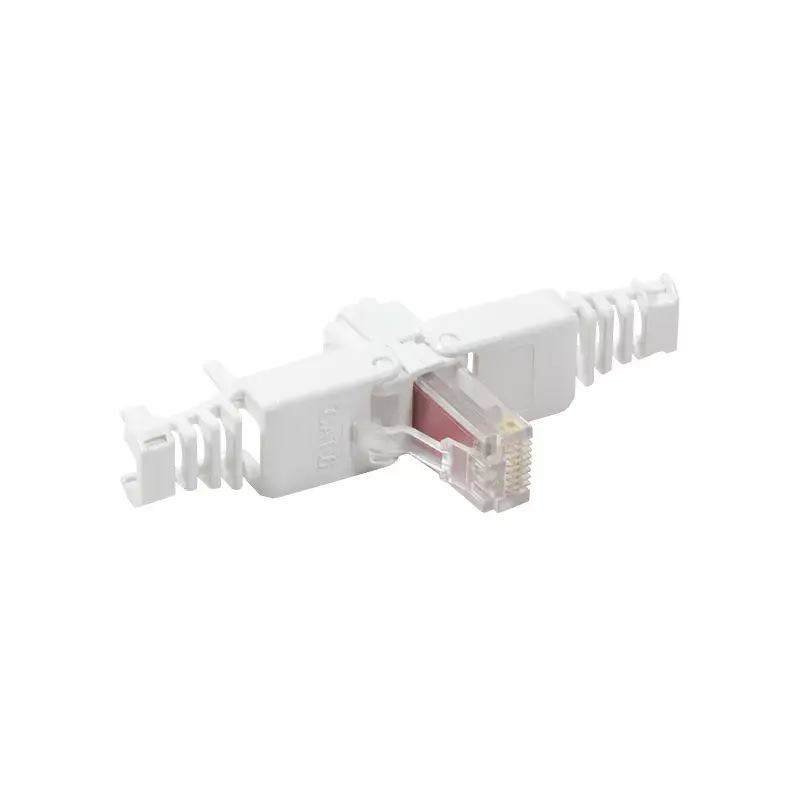 LogiLink MP0025 Conector modular RJ45 Cat.6 UTP, sin herramientas, blanco