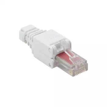 Cable de red LogiLink MP0025 conector macho RJ-45 blanco