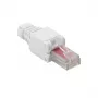 LogiLink MP0025 Conector modular RJ45 Cat.6 UTP, sin herramientas, blanco