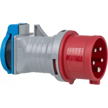 Adaptador de enchufe Brennenstuhl 1081690 230V 16A azul gris rojo