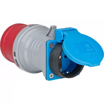 Adaptador de enchufe Brennenstuhl 1081690 230V 16A azul gris rojo