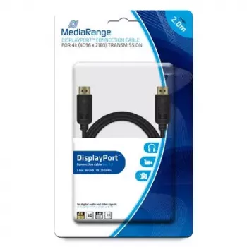 Cable DisplayPort MediaRange MRCS159 2 m negro