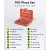 Set de puntas 100 unidades, MicroConnect 77045 – surtido con 100 puntas de destornillador para montaje y reparación
