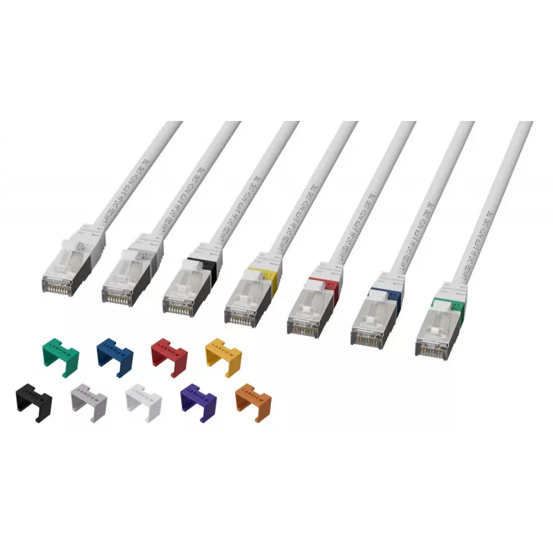 Lanview LV-SFTP6A0015W Cable de red Cat6A S/FTP High-Flex LSZH, 0,15 m, blanco