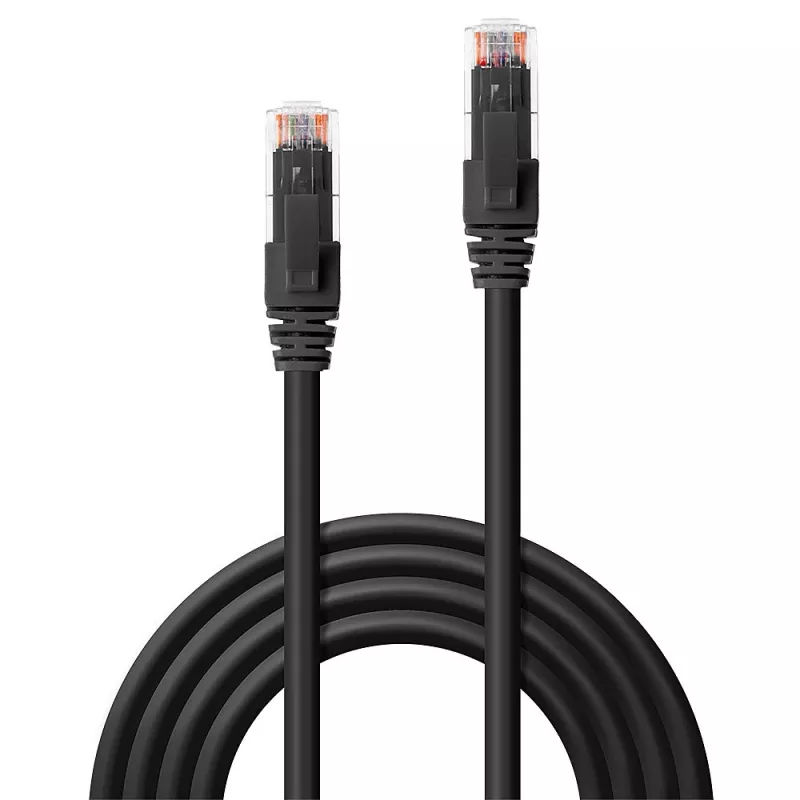 Cable de red Lindy 45432 negro 1 m Cat6 U/UTP (UTP)