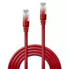 Lindy 45624 Cable de red rojo 3 m Cat6 S/FTP (S-STP)
