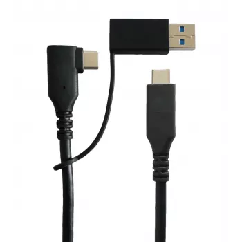 Microconnect USB3.1CC1MDE Cable USB USB 3.2 Gen 1 (3.1 Gen 1) 1 m USB C negro