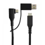 Microconnect USB3.1CC1MDE Cable USB USB 3.2 Gen 1 (3.1 Gen 1) 1 m USB C negro