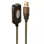 Lindy alargador USB 2.0 activo de 20 m, 0,48 Gbit/s