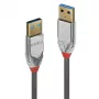 Lindy 36626 cable USB 3.2 Gen 1 (3.1 Gen 1) de 1 m USB A gris