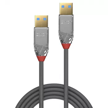 Lindy 36626 cable USB 3.2 Gen 1 (3.1 Gen 1) de 1 m USB A gris