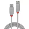 Lindy cable alargador USB 2.0 Type-A de 3 m, Anthra Line, gris
