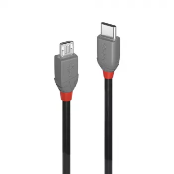 Lindy cable USB 2.0 Type-C a Micro-B de 1 m, Anthra Line