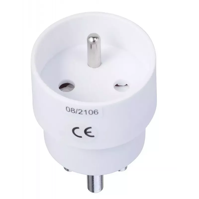 Microconnect GRUPADK adaptador de red tipo K (DK) a tipo E (FR) blanco