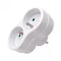 Microconnect Plug EU 1+2FRW adaptador de corriente MicroConnect