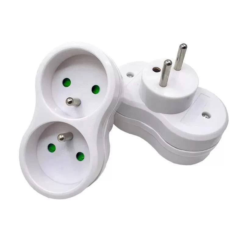Microconnect Plug EU 1+2FRW adaptador de corriente MicroConnect
