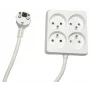 Microconnect MC-PSSQUARE040150FRW alargador de corriente de 1,5 m 4 tomas AC para interior blanco