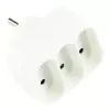 Alargador de corriente LOGON LPS140 — 3 tomas AC, interior, 18 A, blanco