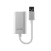 Convertidor de audio Lindy USB Type-A a convertidor de audio, plateado/blanco, 25 g