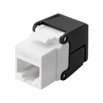 Módulo Keystone Lanview LVN128078 Plano Negro RJ-45