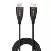 Cable HDMI híbrido de fibra óptica Lindy 40 m 8K60 48 Gbit/s Negro