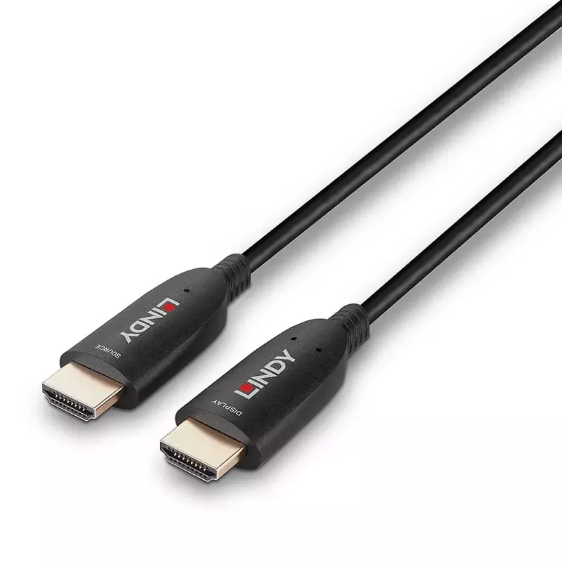 Cable HDMI híbrido de fibra óptica Lindy 50 m 8K60