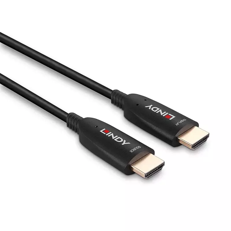 Cable HDMI híbrido de fibra óptica Lindy 50 m 8K60