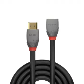 Cable alargador HDMI High Speed Lindy 0,5 m, Anthra Line
