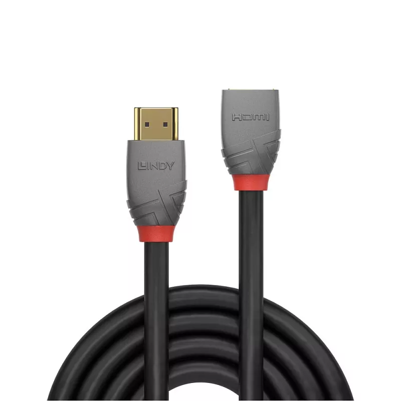 Cable de extensión HDMI Lindy 3 m HDMI 2.0 Anthra Line